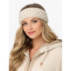 cable knit head warmer
